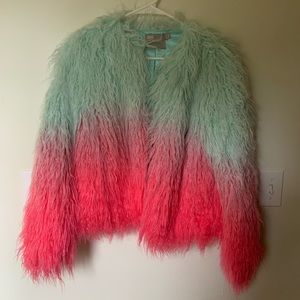ASOS Ombré Faux Fur Jacket